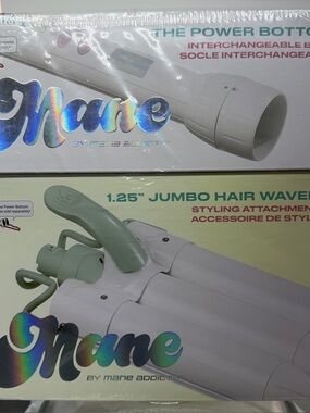 Jumbo 3-Barrel Hair Waver in Light Green — Gentle Waves & Frizz Control